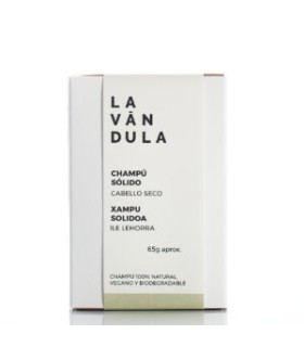 Champú sólido bio para cabello seco Lavandula