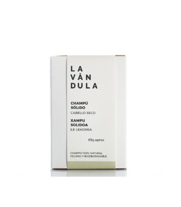 Champú sólido bio para cabello seco Lavandula