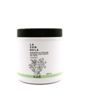Mascarilla capilar natural con aceite de coco Lavandula
