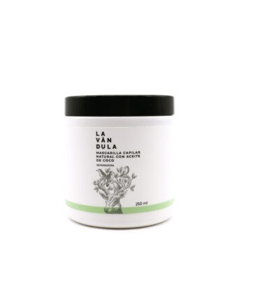 Mascarilla capilar natural con aceite de coco Lavandula