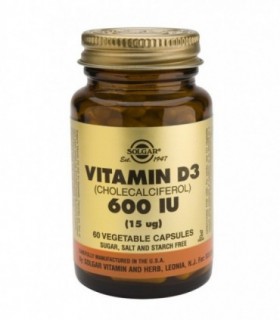 VITAMINA D3 600UI 15 mcg 60 Vcaps
