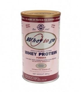 WHEY TO GO PROTEINA DE SUERO POLVO FRESA  454 gr