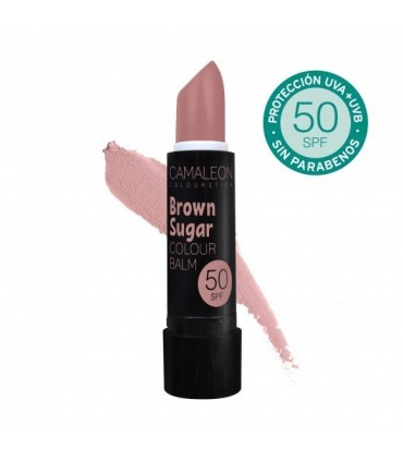BALSAMO LABIAL SPF50 CON COLOR  MARRON SUGAR