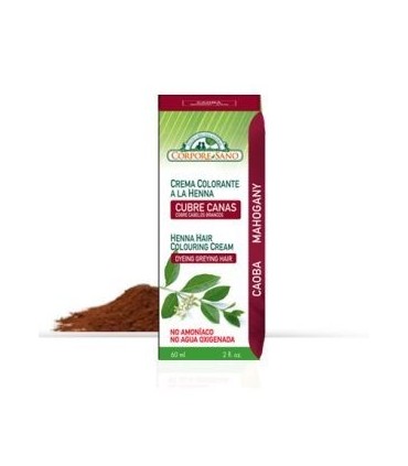 CREMA COLORANTE HENNA CAOBA 60ml