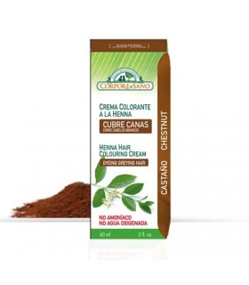CREMA COLORANTE HENNA CASTAÑO 60ml