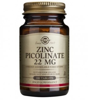 PICOLINATO ZINC 22 mg 100 Comp