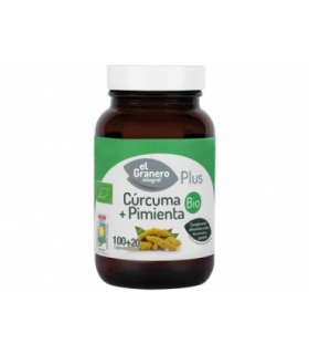 CURCUMA + PIMIENTA BIO 440 mg 120 capsulas