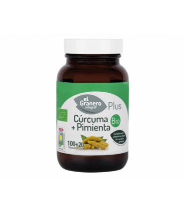 CURCUMA + PIMIENTA BIO 440 mg 120 capsulas