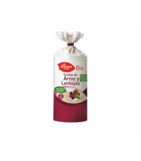 TORTITAS DE ARROZ Y LENTEJAS BIO 115 gr