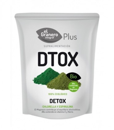 DETOX (CHLORELLA Y SPIRULINA) BIO 200 gr