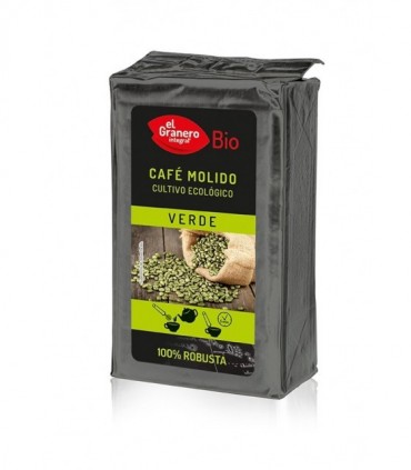 CAFE VERDE 100 % ROBUSTA MOLIDO BIO 400 gr